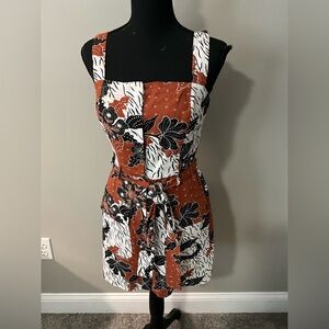 Belle Vere Floral Patchwork romper